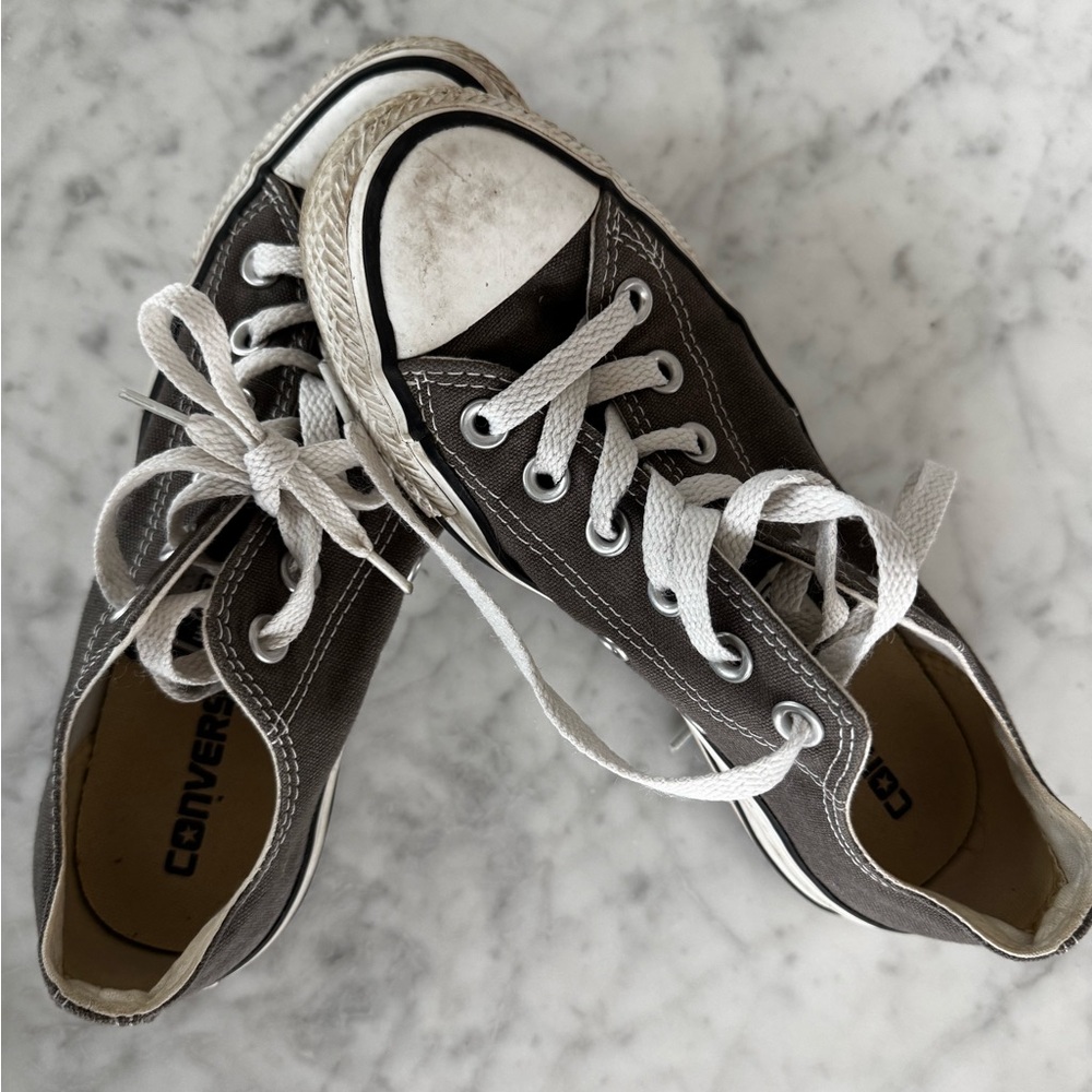 Converse Gray Canvas Sneakers